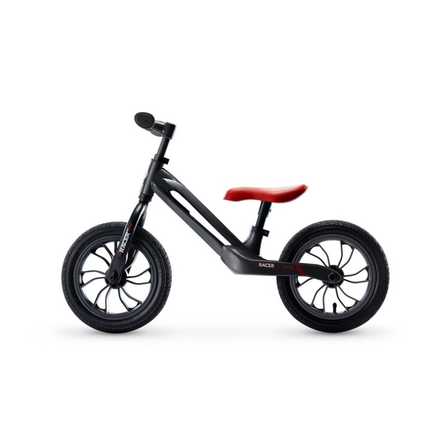 QPlay - Bicicleta de empuje RACER AIR negro/rojo