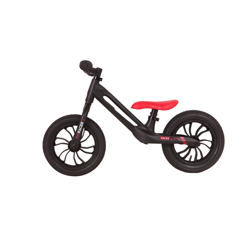QPlay - Bicicleta de empuje RACER AIR negro/rojo
