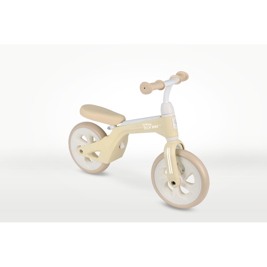 QPlay - Bicicleta sin pedales TECH beige