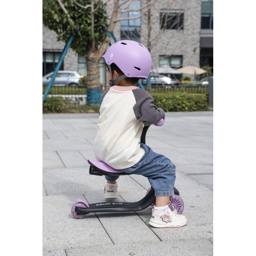 QPlay - Patinete infantil 5en1 SEMA morado