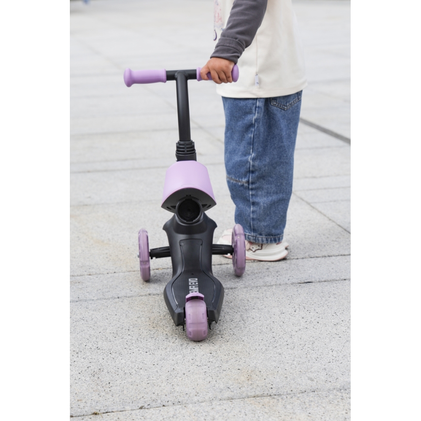 QPlay - Patinete infantil 5en1 SEMA morado