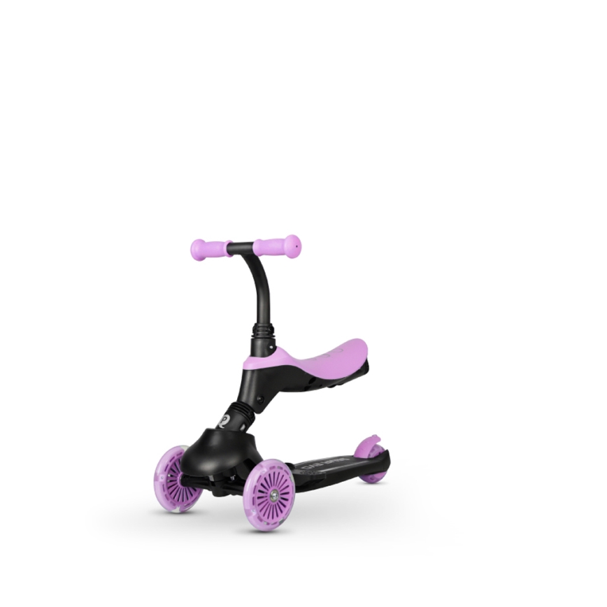 QPlay - Patinete infantil 5en1 SEMA morado