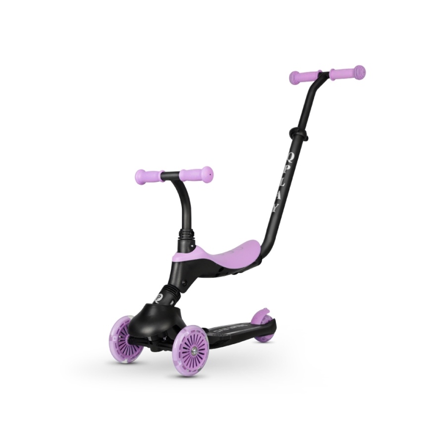 QPlay - Patinete infantil 5en1 SEMA morado