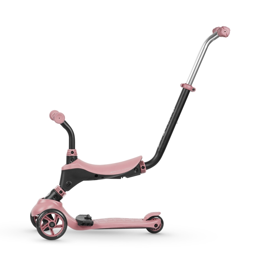 QPlay - Patinete infantil 4 en 1 SEMA rosa