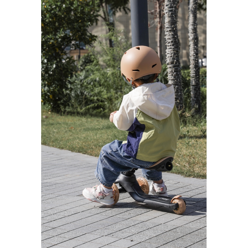 QPlay - Patinete infantil 5en1 SEMA beige