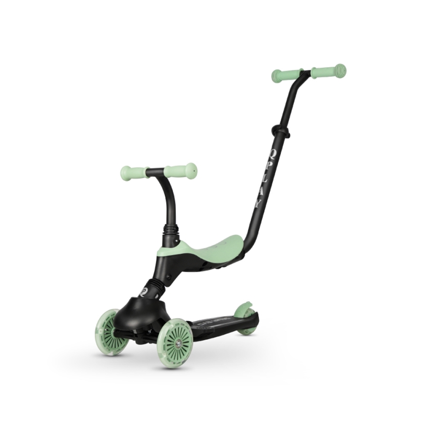 QPlay - Patinete infantil 5en1 SEMA verde