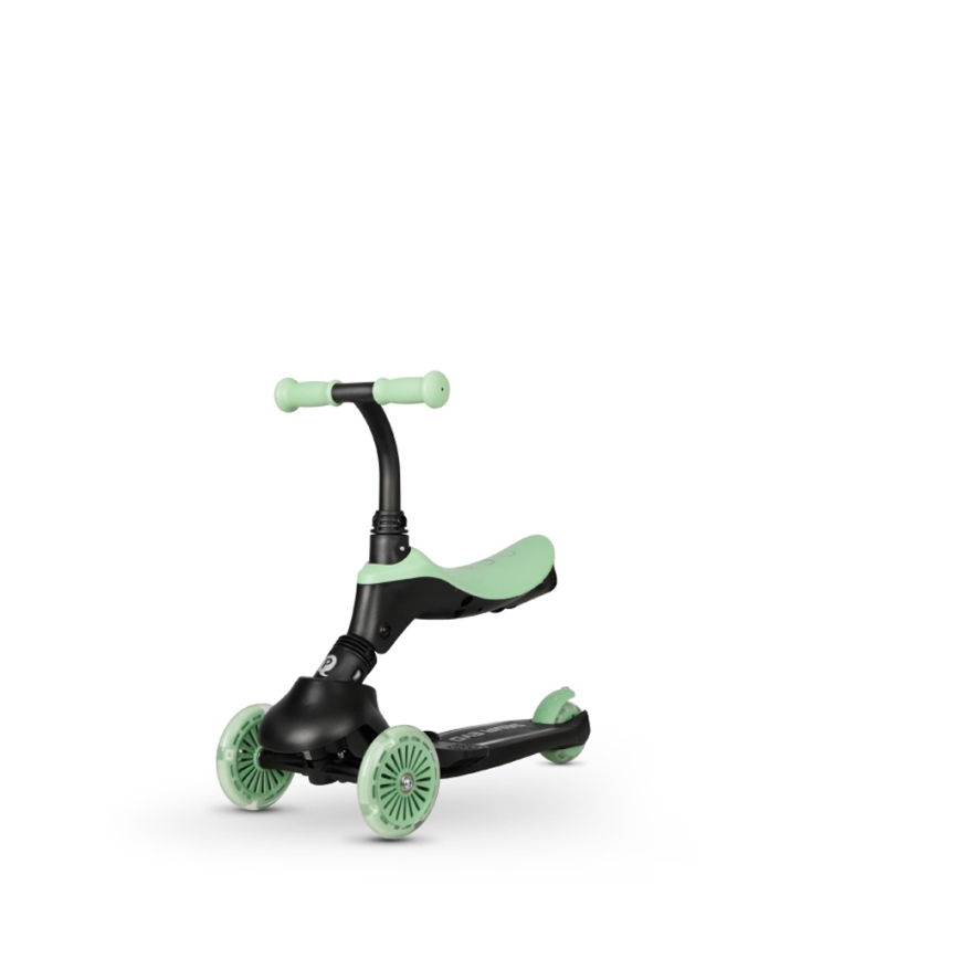 QPlay - Patinete infantil 5en1 SEMA verde