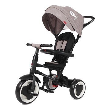 QPlay - Triciclo infantil 3 en 1 RITO EVO gris