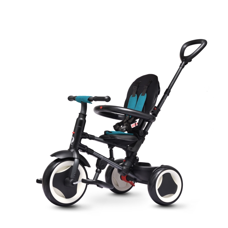 QPlay - Triciclo infantil 3en1 RITO EVO turquesa