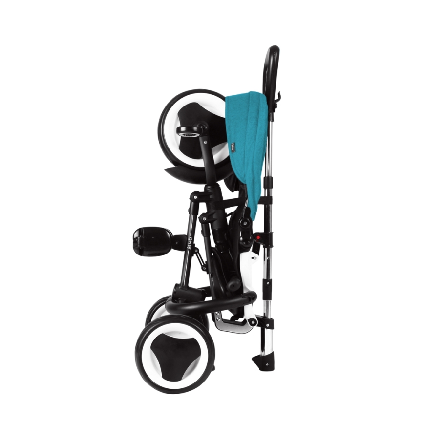 QPlay - Triciclo infantil 3en1 RITO EVO turquesa