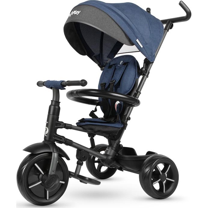 QPlay - Triciclo infantil 3en1 RITO STAR azul