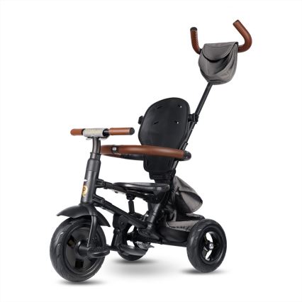 QPlay - Triciclo infantil 6 en 1 RITO DELUXE gris