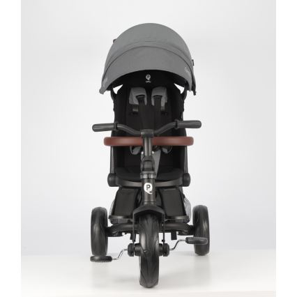 QPlay - Triciclo infantil 7 en 1 COMFO MAX gris