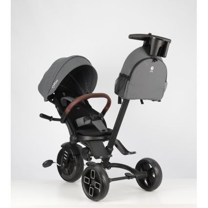 QPlay - Triciclo infantil 7 en 1 COMFO MAX gris