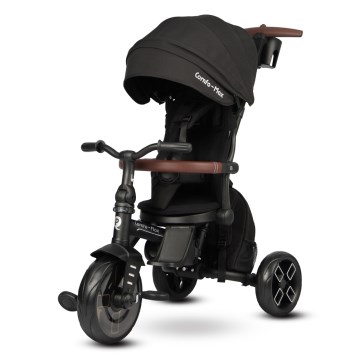 QPlay - Triciclo infantil 7 en 1 COMFO MAX negro