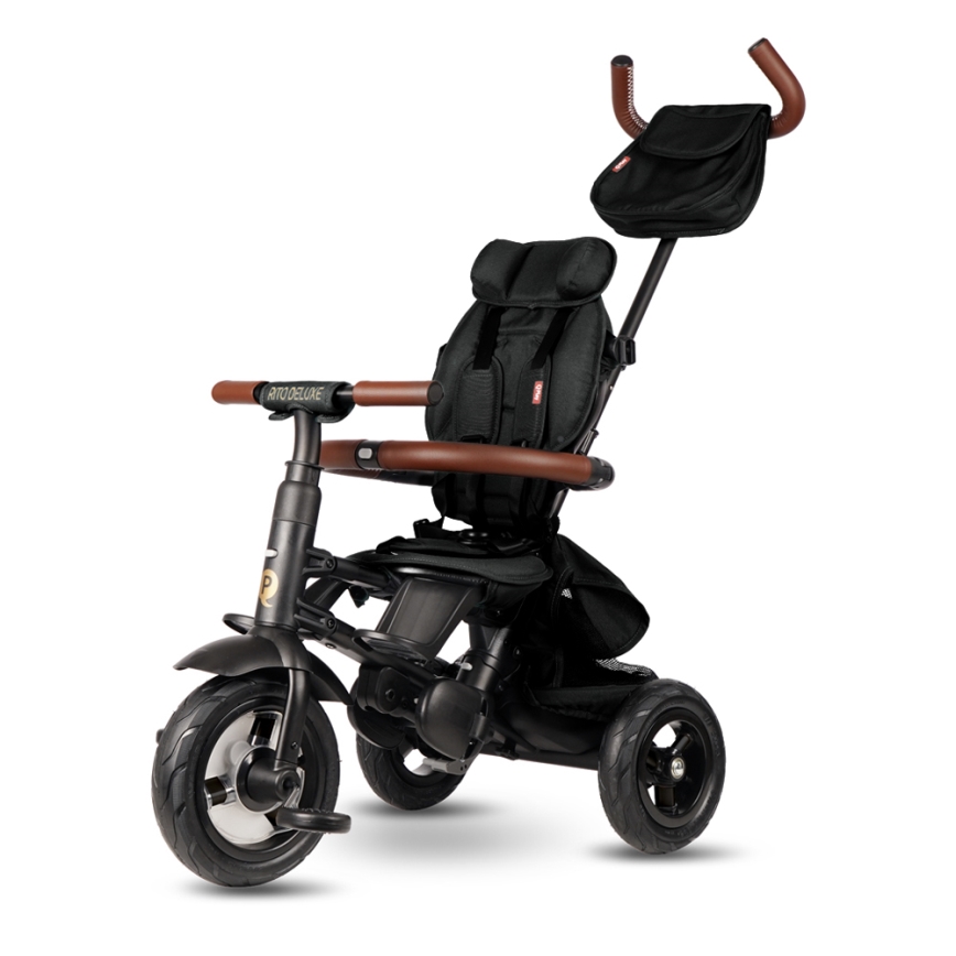 QPlay - Triciclo infantil RITO DELUXE (Limited special edition) negro