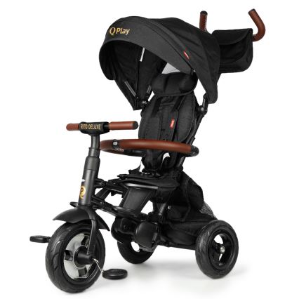 QPlay - Triciclo infantil RITO DELUXE (Limited special edition) negro
