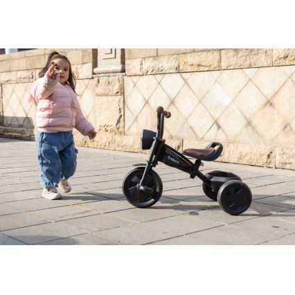 QPlay - Triciclo infantil TRIDURO negro