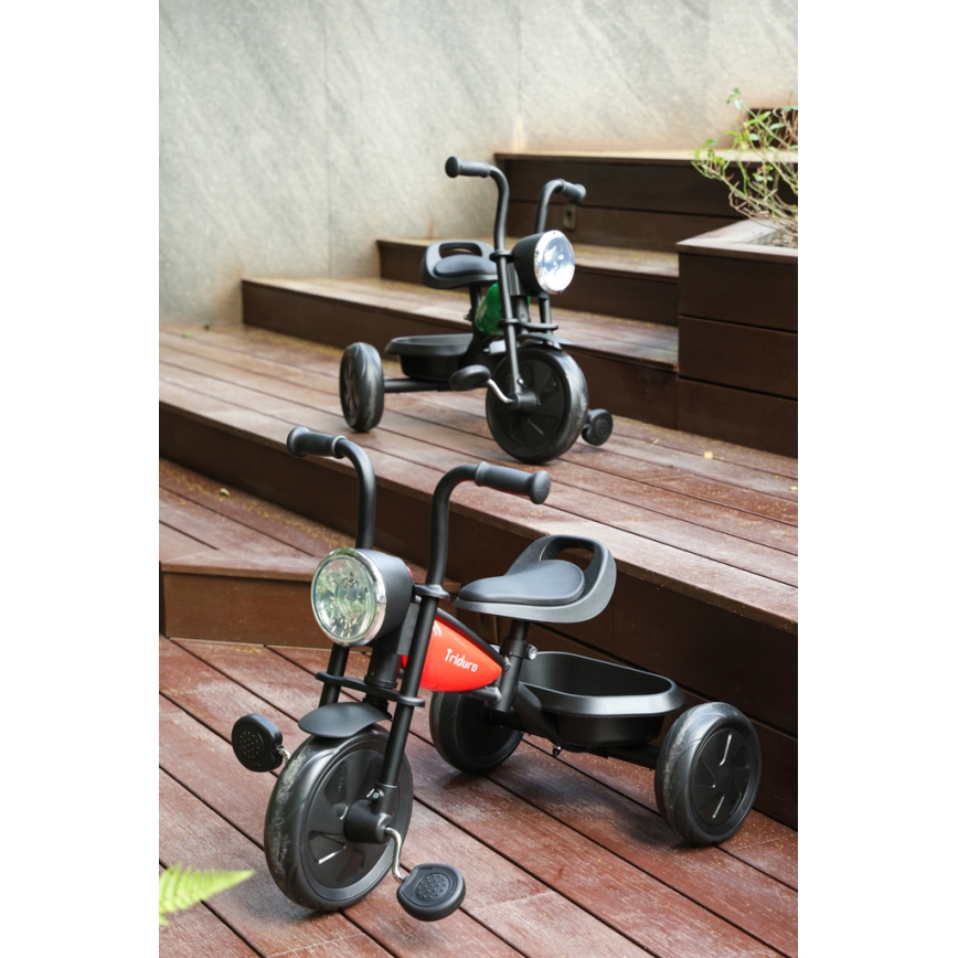 QPlay - Triciclo infantil TRIDURO negro