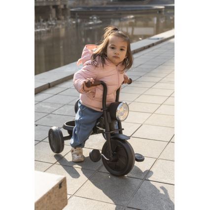 QPlay - Triciclo infantil TRIDURO negro/rojo