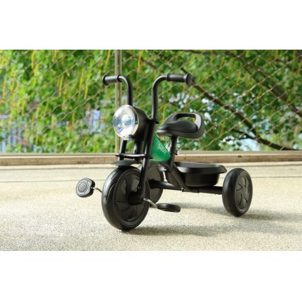QPlay - Triciclo infantil TRIDURO negro/Verde