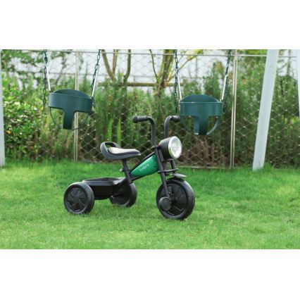 QPlay - Triciclo infantil TRIDURO negro/Verde