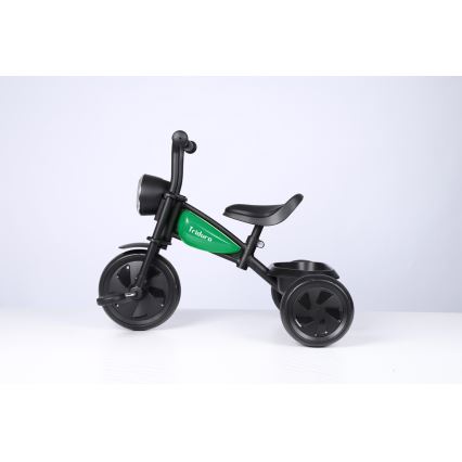 QPlay - Triciclo infantil TRIDURO negro/Verde