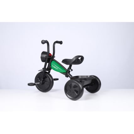 QPlay - Triciclo infantil TRIDURO negro/Verde