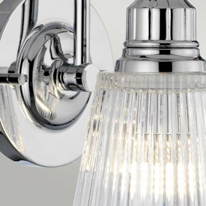 Quintiesse - Aplique de pared LED para baño ADDISON 1xG9/3W/230V IP44, acabado cromo brillante
