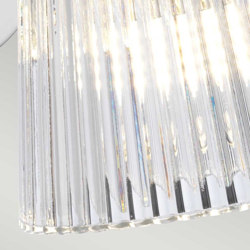 Quintiesse - Aplique de pared LED para baño ADDISON 1xG9/3W/230V IP44, acabado cromo brillante