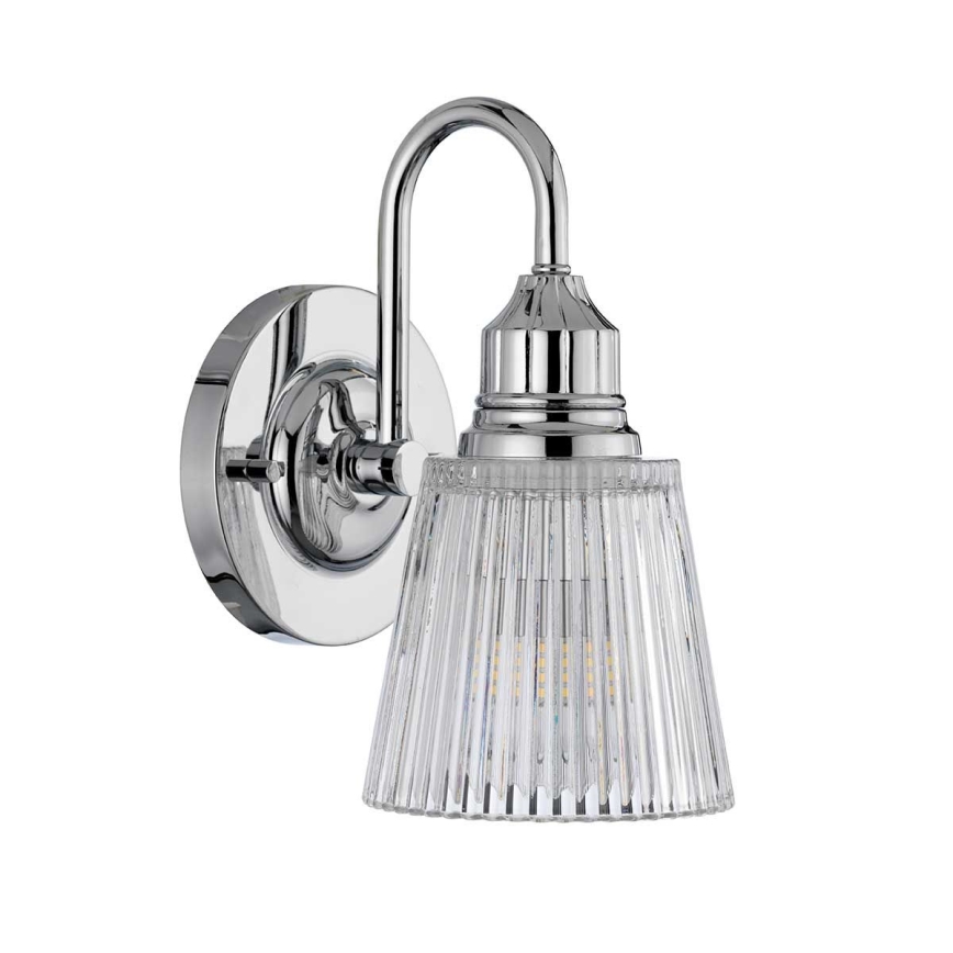 Quintiesse - Aplique de pared LED para baño ADDISON 1xG9/3W/230V IP44, acabado cromo brillante