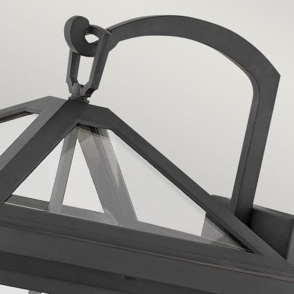 Quintiesse - Lámpara de pared exterior ALFORD L 3xE14/40W/230V IP44 negra