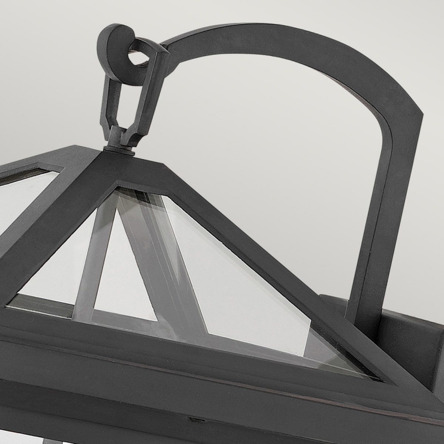 Quintiesse - Lámpara de pared exterior ALFORD L 3xE14/40W/230V IP44 negra