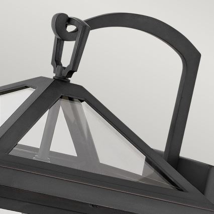 Quintiesse - Lámpara de pared exterior ALFORD M 2xE14/40W/230V IP44 negra