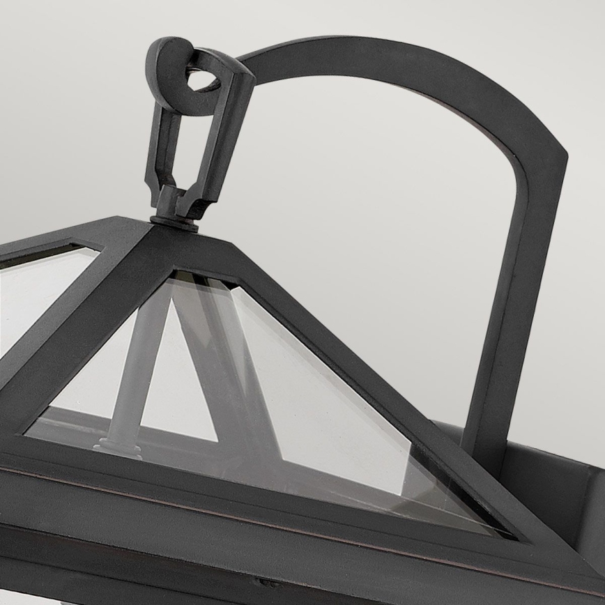 Quintiesse - Lámpara de pared exterior ALFORD M 2xE14/40W/230V IP44 negra