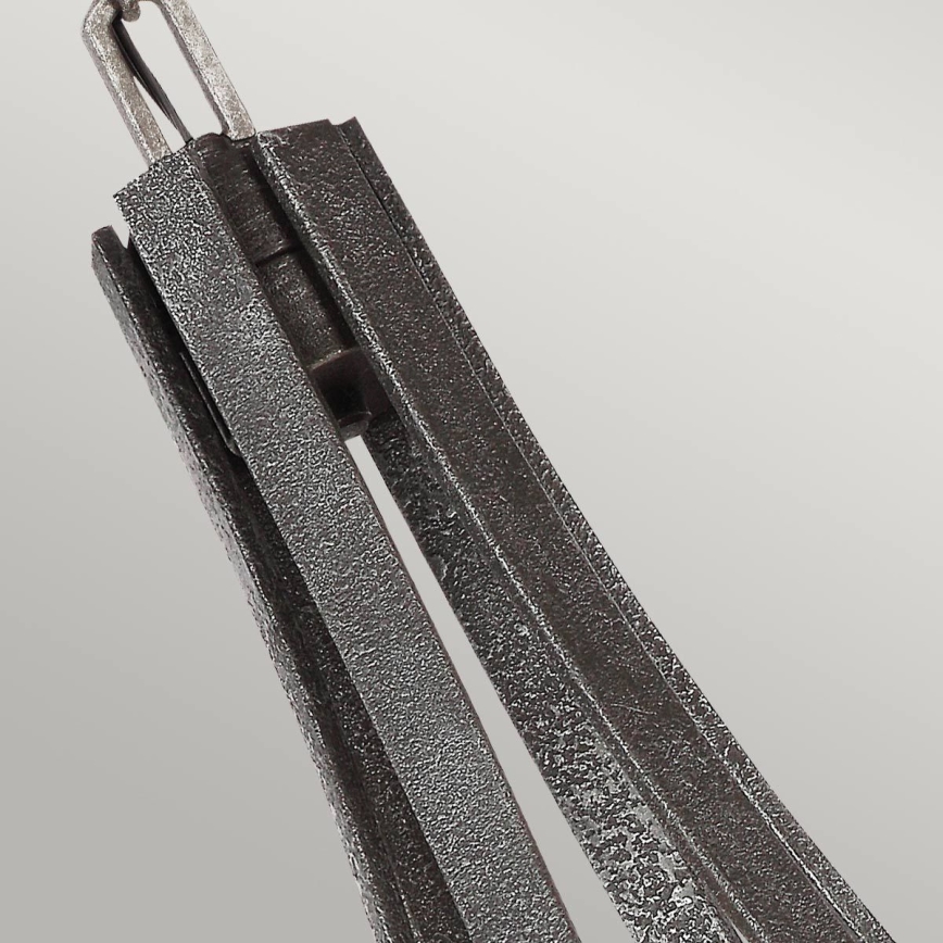 Quintiesse - Lámpara de araña con cadena ANGELO 6xE27/60W/230V acabado en roble