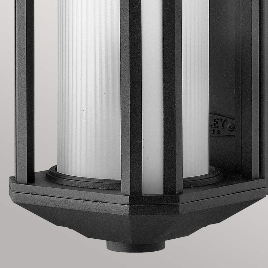 Quintiesse - Aplique de pared exterior CASTELLE M 1xE27/60W/230V IP44 negra