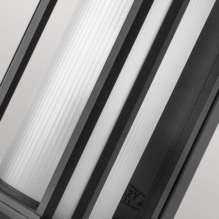 Quintiesse - Aplique de pared exterior CASTELLE M 1xE27/60W/230V IP44 negra