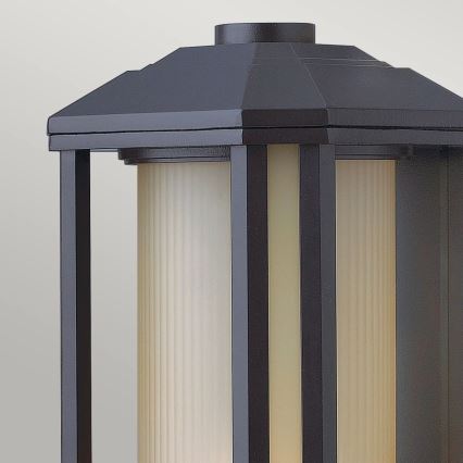 Quintiesse - Aplique de pared exterior CASTELLE M 1xE27/60W/230V IP44 negro