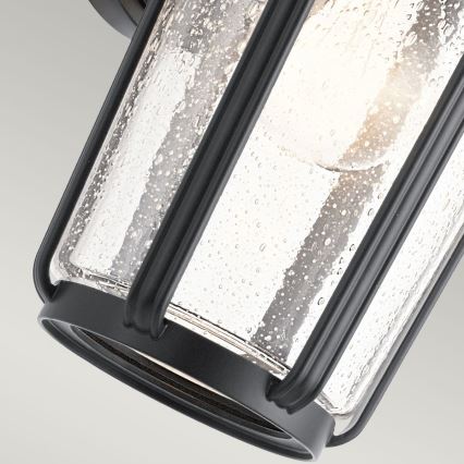 Quintiesse - Aplique de pared exterior FAIRFIELD M 1xE27/60W/230V IP44 negro