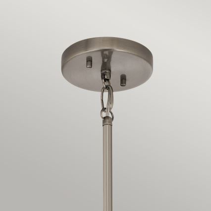 Quintiesse - Lámpara colgante con varilla KARLEE 5xE14/60W/230V Ø 61 cm cromo mate