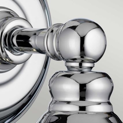 Quintiesse - Aplique de pared LED para baño KEYNES 1xG9/3W/230V IP44 cromado brillante