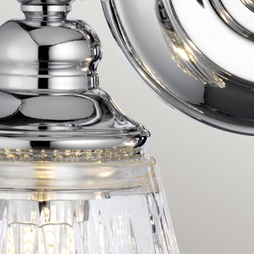 Quintiesse - Aplique LED de pared para baño KEYNES 2xG9/3W/230V IP44 cromado brillante