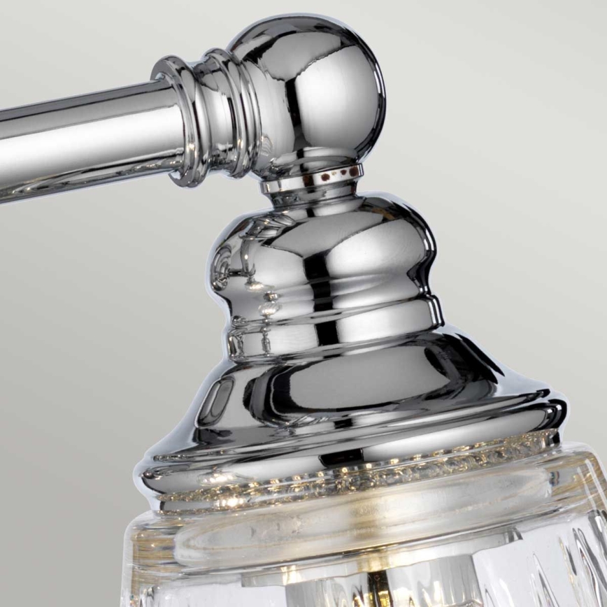 Quintiesse - Aplique LED de pared para baño KEYNES 2xG9/3W/230V IP44 cromado brillante