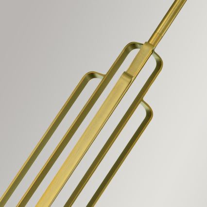 Quintiesse - Lámpara colgante con varilla KIMROSE 1xE27/60W/230V Ø 17,8 cm dorado