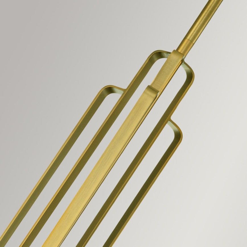 Quintiesse - Lámpara colgante con varilla KIMROSE 1xE27/60W/230V Ø 17,8 cm dorado