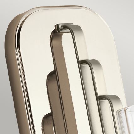 Quintiesse - Aplique de pared KIMROSE 1xE14/40W/230V en cromo brillante