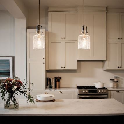 Quintiesse - Lámpara de techo con varilla KITNER 1xE27/60W/230V Ø 18 cm dorado/negro