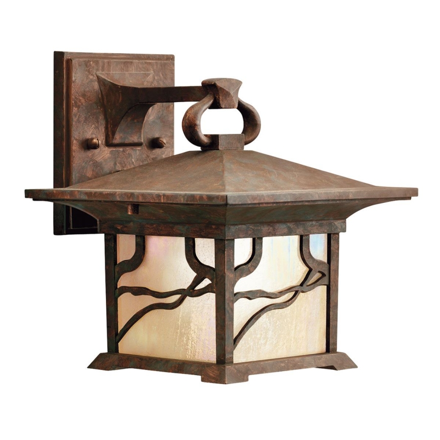 Quintiesse - Aplique mural exterior MORRIS M 1xE27/60W/230V IP44 acabado bronce