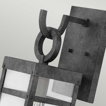 Quintiesse - Lámpara de pared exterior PORTER M 1xE27/60W/230V IP44 negra